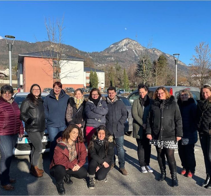 Équipe b2c projet en intervention sur le territoire de la Haute-Savoie